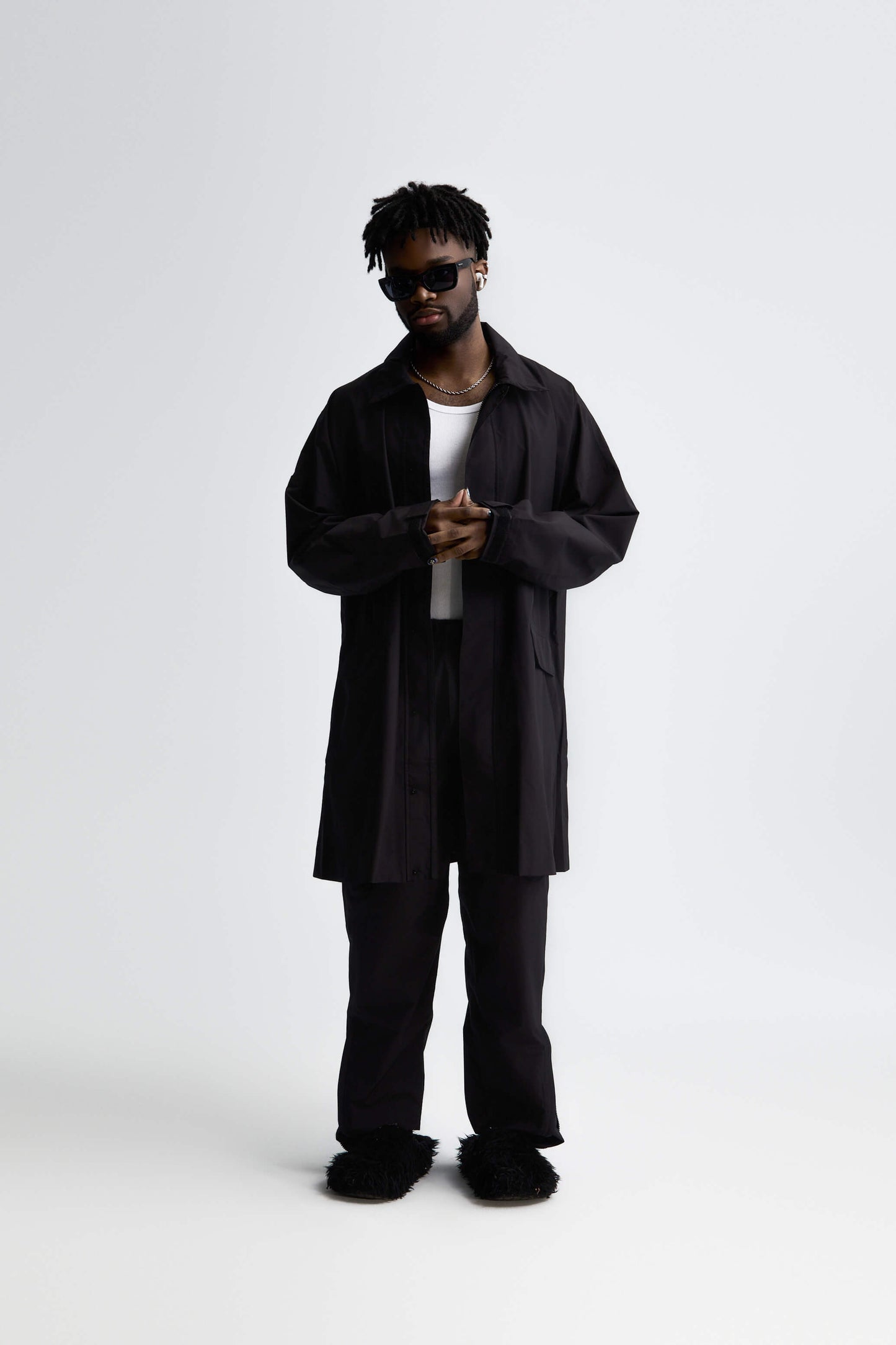 Morph UNISEX RAIN SUIT 極輕防水風衣&褲 套組 - 黑