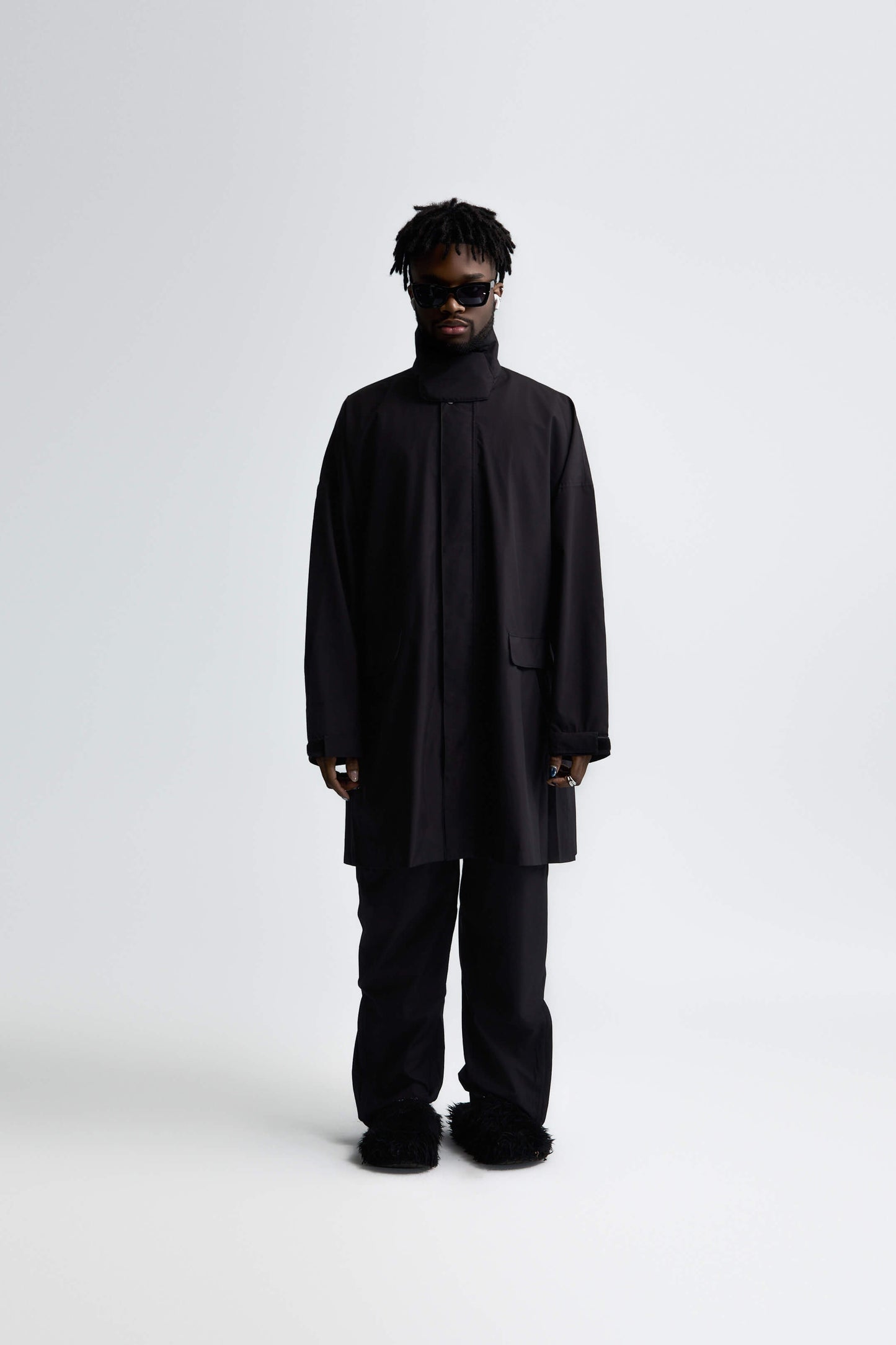 Morph UNISEX RAIN SUIT 極輕防水風衣&褲 套組 - 黑