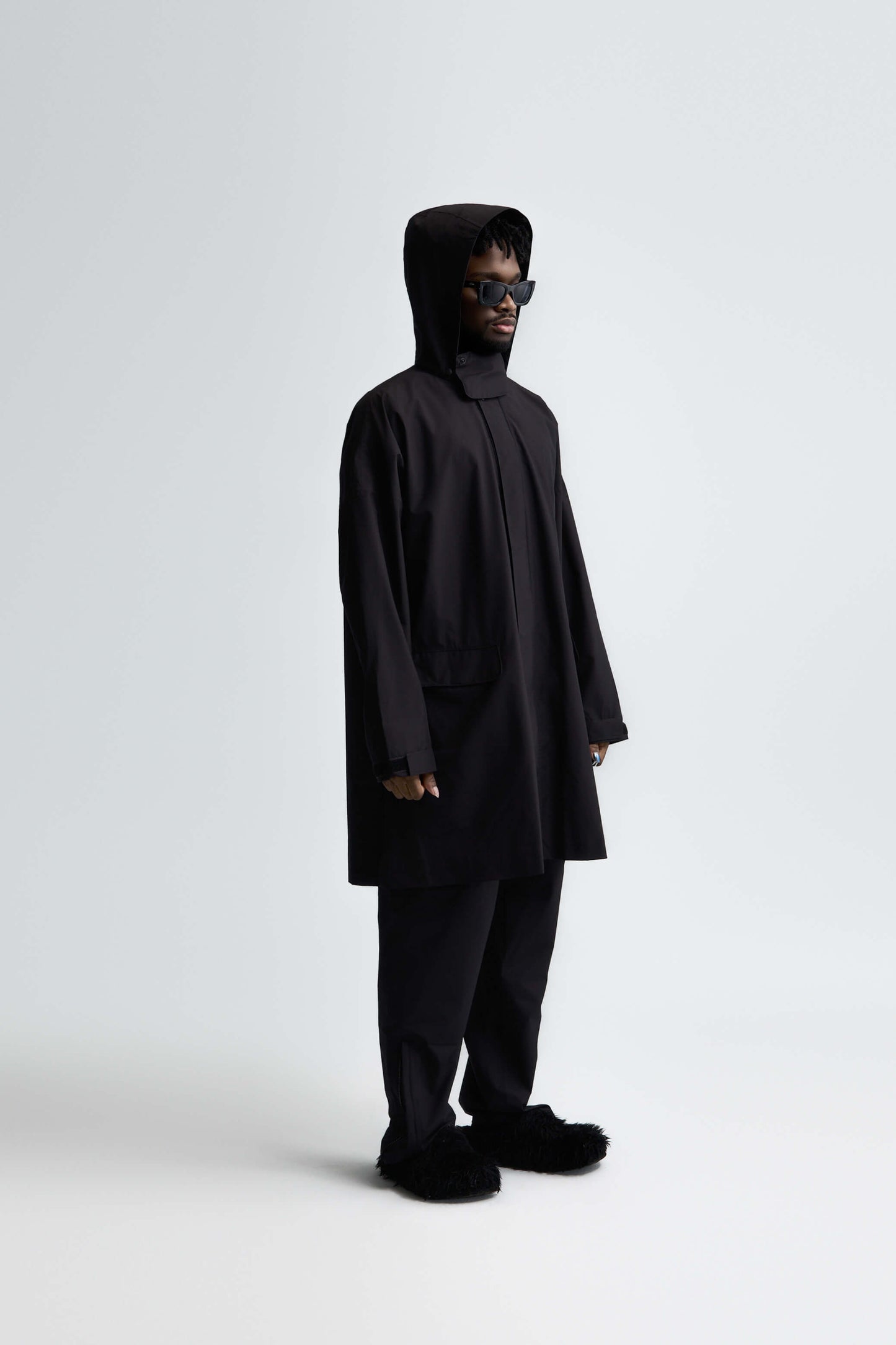 Morph UNISEX RAIN SUIT 極輕防水風衣&褲 套組 - 黑
