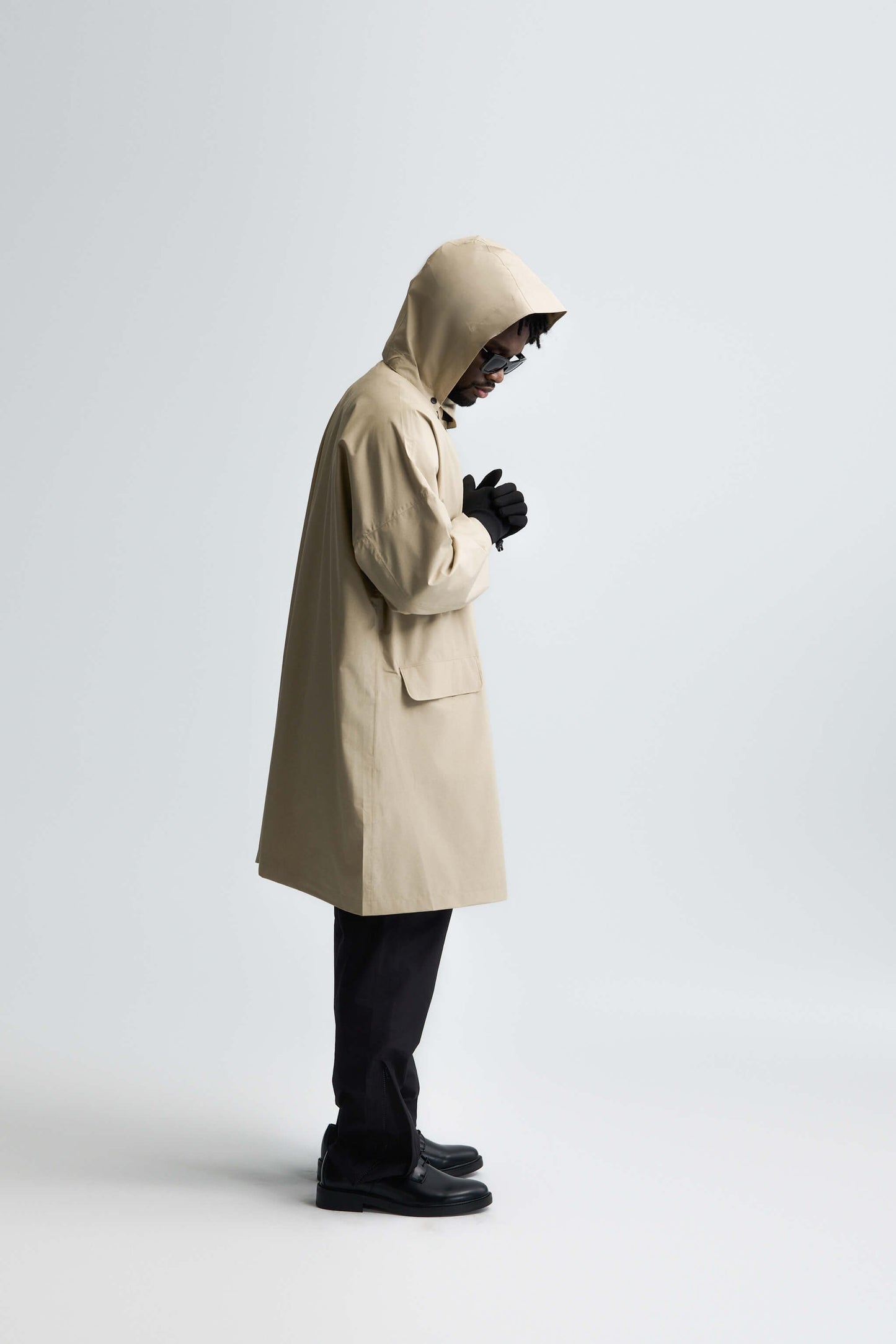 Morph UNISEX RAIN SUIT 極輕防水風衣&褲 套組 - 卡其
