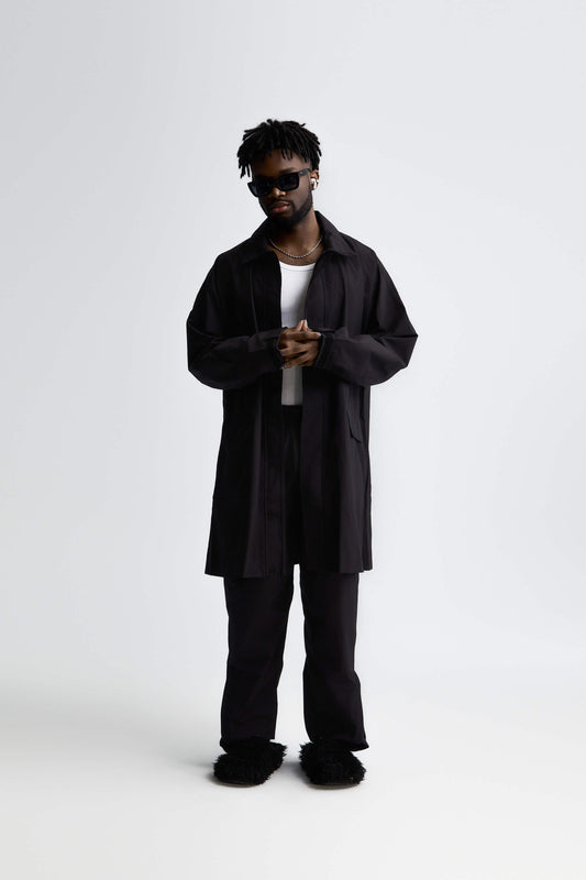 Morph UNISEX RAIN SUIT 極輕防水風衣＆褲 套組 - 黑